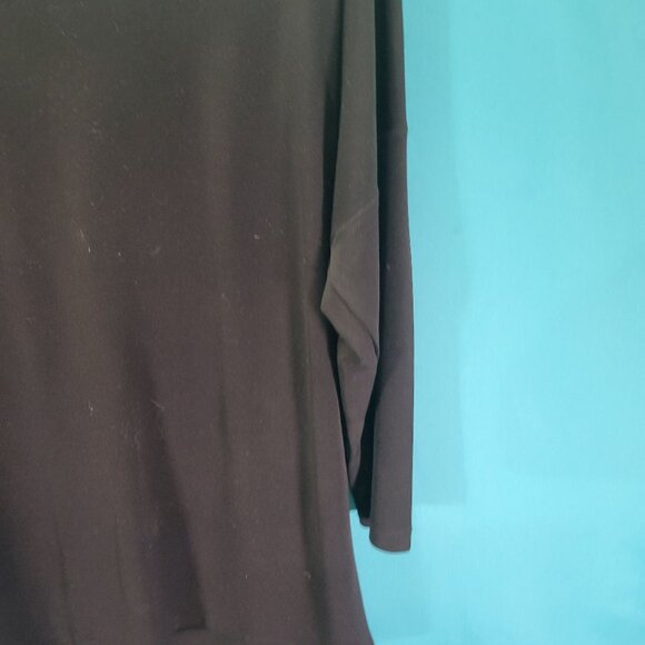 Chicos Womens Black Long Sleeve Top Size 0 - Picture 6 of 11